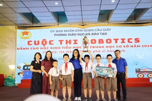 Tiểu học Nghĩa Tân đạt giải Nhất Cuộc thi ở bảng các trường Tiểu học.