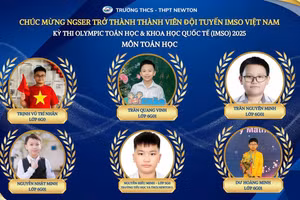 Học sinh Trường Newton.