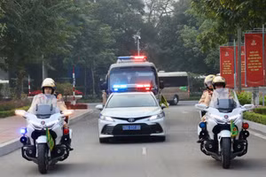 Phương án đón dẫn các đoàn khách được triển khai đúng kế hoạch, bảo đảm an toàn.