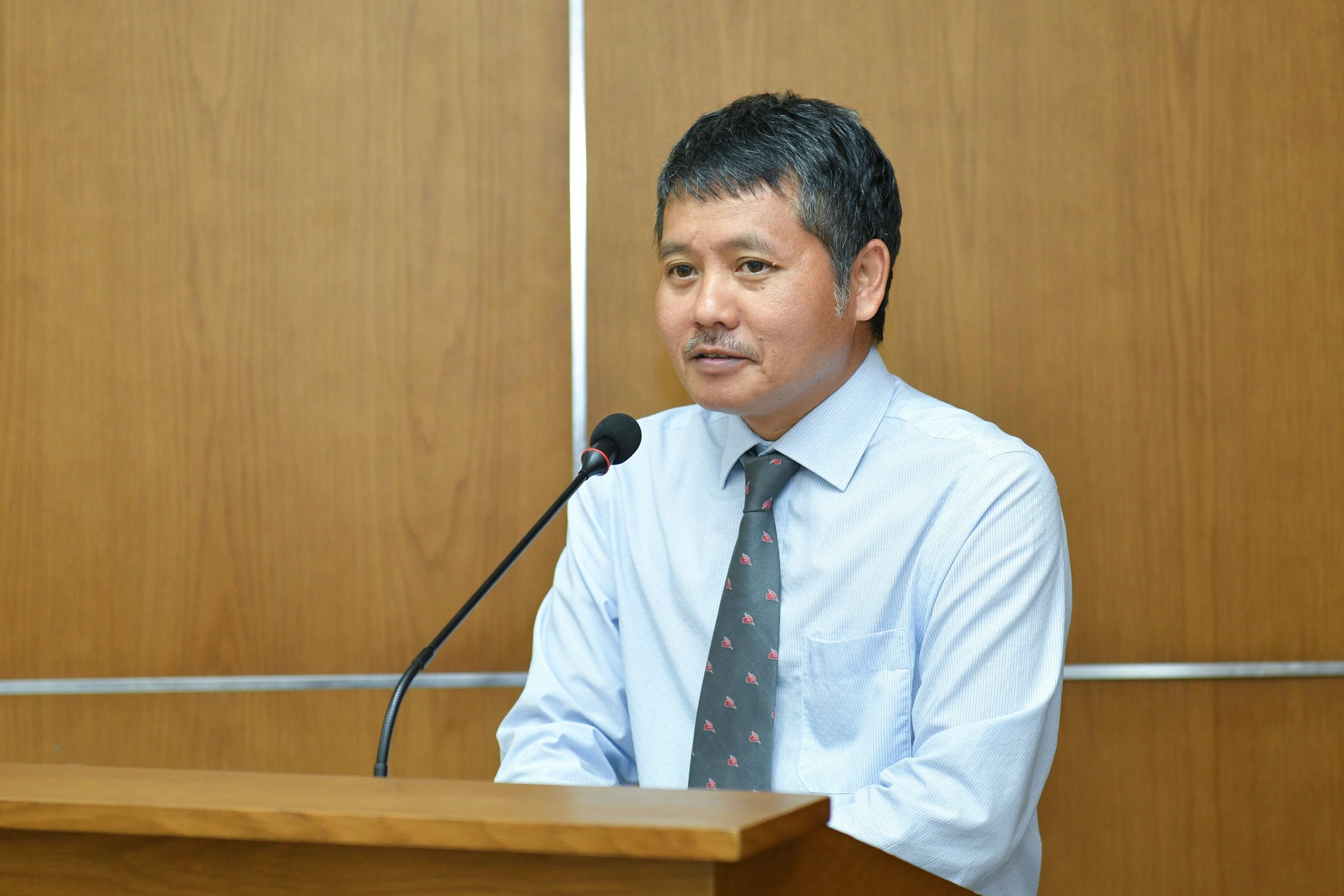 Tân Phó Tổng Biên tập Báo Giáo dục và Thời đại Nguyễn Đức Tuân. (Ảnh: Thế Đại) Tân Phó Tổng Biên tập Báo Giáo dục và Thời đại Nguyễn Đức Tuân. (Ảnh: Thế Đại)