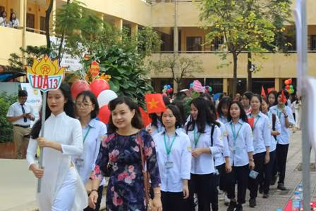 Chào đón học sinh khối 10