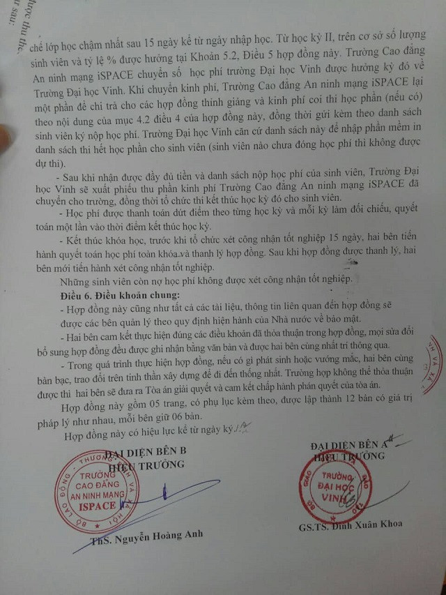Cơ quan Công an tỉnh Long An cũng thông tin cho biết việc hai đơn vị có hợp đồng liên kết đào tạo với nhau Cơ quan Công an tỉnh Long An cũng thông tin cho biết việc hai đơn vị có hợp đồng liên kết đào tạo với nhau