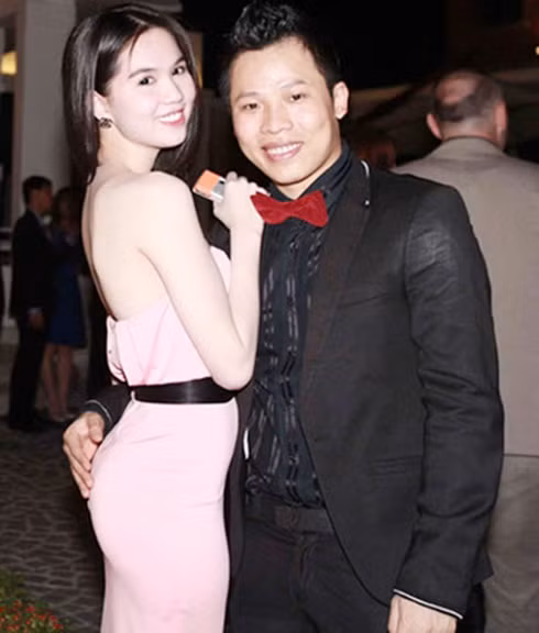 Ngọc Trinh và ông bầu Khắc Tiệp