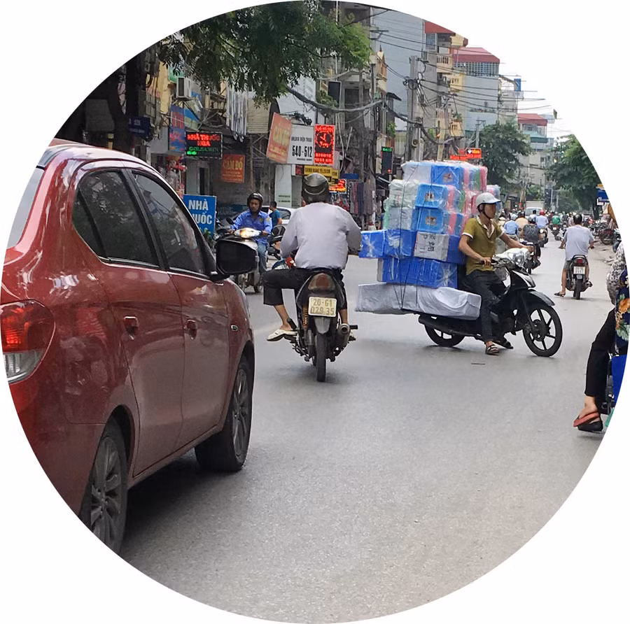 Sẵn sàng ngáng đường mọi phương tiện