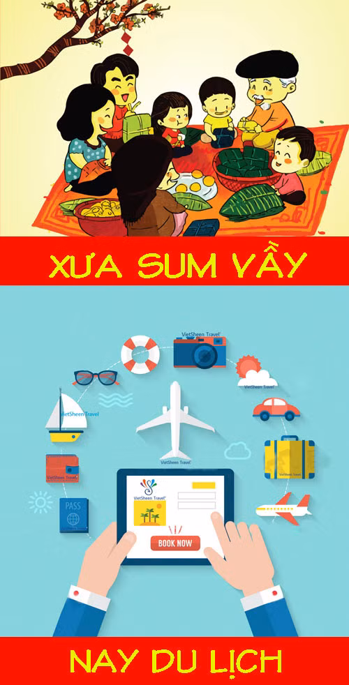 Nhiều người chọn cho mình cách đi du lịch thay vì ở nhà đón Tết.