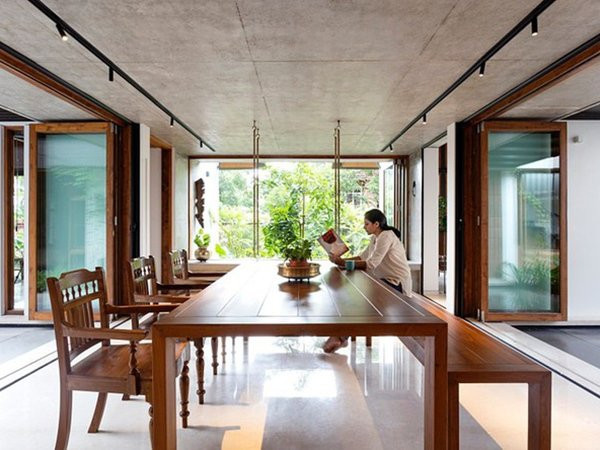 mau nha cap 4 tuyet dep thoang va rong nhu resort - 3