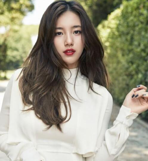 Những kiểu tóc đang làm mưa làm gió tại Hàn Quốc ảnh 9 Tình đầu quốc dân Suzy cũng tích cực lăng xê cho tóc layer uống cụp