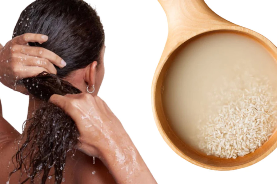 Để nước vo gạo trên tóc khoảng 20 đến 30 phút, sau đó gội đầu và dưỡng tóc như bình thường. (Ảnh: ITN) Để nước vo gạo trên tóc khoảng 20 đến 30 phút, sau đó gội đầu và dưỡng tóc như bình thường. (Ảnh: ITN)