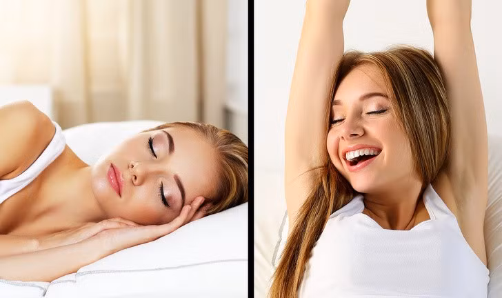 Nằm nghiêng khi ngủ rất dễ có nếp nhăn trên mặt, ngực chảy xệ, làm ngay một vài điều đơn giản này để khắc phục - Ảnh 1.