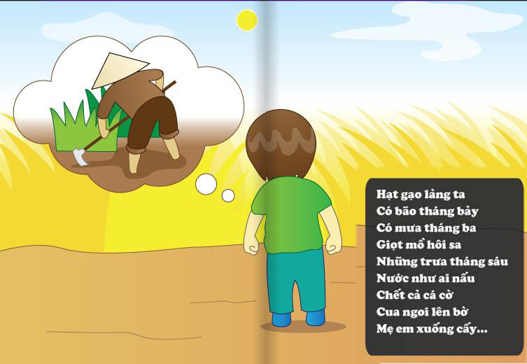 Người mẹ lao động trong bài thơ "Hạt gạo làng ta" của nhà thơ Trần Đăng Khoa Người mẹ lao động trong bài thơ "Hạt gạo làng ta" của nhà thơ Trần Đăng Khoa