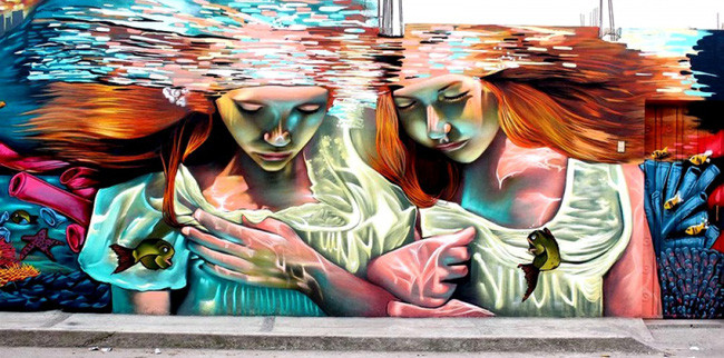 Ngắm nhìn những bức tranh tường 3D chân thực khắp nơi trên thế giới ảnh 7 Ngắm nhìn những bức tranh tường 3D chân thực khắp nơi trên thế giới ảnh 7