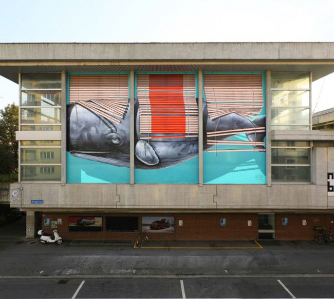 Ngắm nhìn những bức tranh tường 3D chân thực khắp nơi trên thế giới ảnh 11 Ngắm nhìn những bức tranh tường 3D chân thực khắp nơi trên thế giới ảnh 11