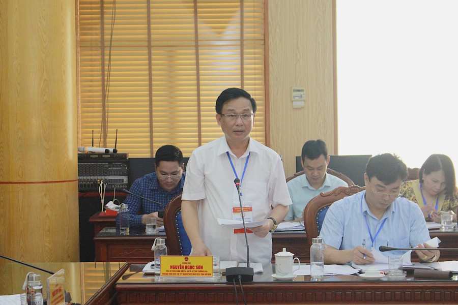 Ông Nguyễn Ngọc Sơn, Giám đốc Sở GD&amp;ĐT tỉnh Bắc Kạn.