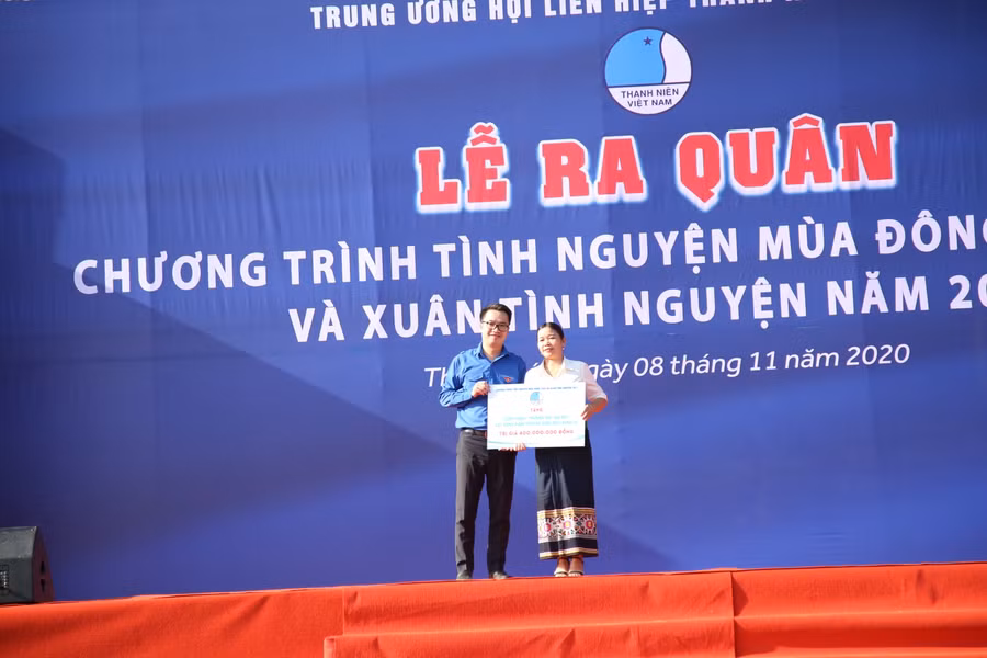 Trung ương Hội LHTN Việt Nam hỗ trợ cho một số Hội LHTN địa phương.