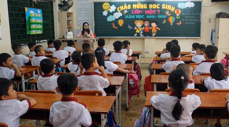 Học sinh bậc Tiểu học tại TPHCM.