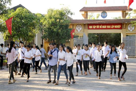 Học sinh Nghi Xuân. Ảnh Internet Học sinh Nghi Xuân. Ảnh Internet