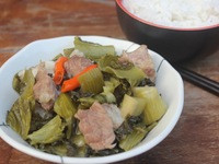 Sườn kho dưa chua - món ngon ngày se lạnh