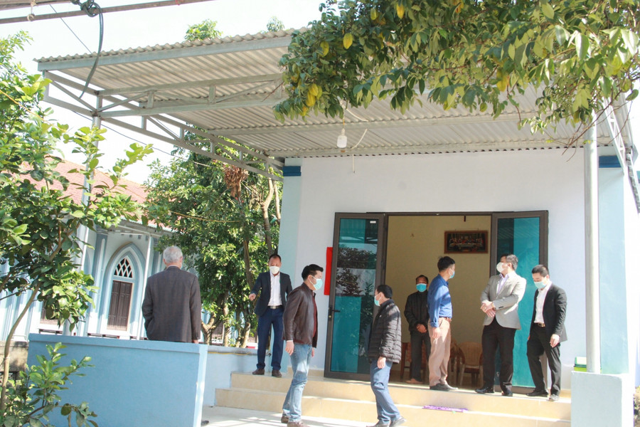 Buổi lễ khánh thành được sự tham dự của chính quyền địa phương cấp tỉnh, huyện, xã và bà con lối xóm. Buổi lễ khánh thành được sự tham dự của chính quyền địa phương cấp tỉnh, huyện, xã và bà con lối xóm.