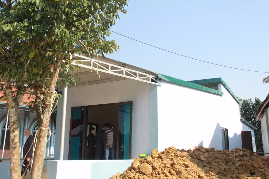 Căn nhà cấp 4 được xây dựng kiên cố, khang trang với tổng kinh phí hoàn thiện hơn 100 triệu đồng.