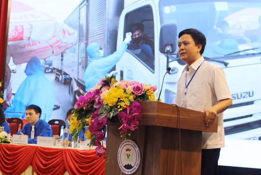 TS Nguyễn Đình Yên - Bí thư Đoàn TNCS HCM Đại học Thái Nguyên.
