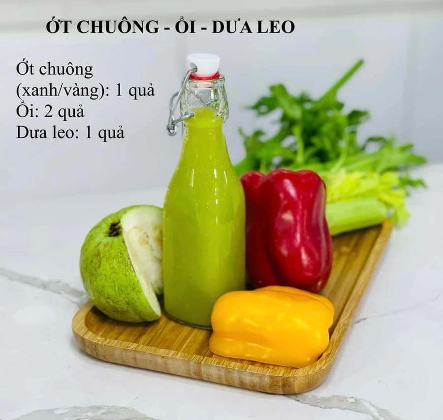 Công thức làm nước ép từ rau củ quả tăng sức đề kháng mùa dịch