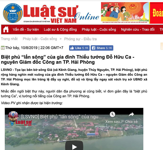 Dua tin sai ve biet phu cua tuong cong an, tap chi bi phat 50 trieu hinh anh 1 