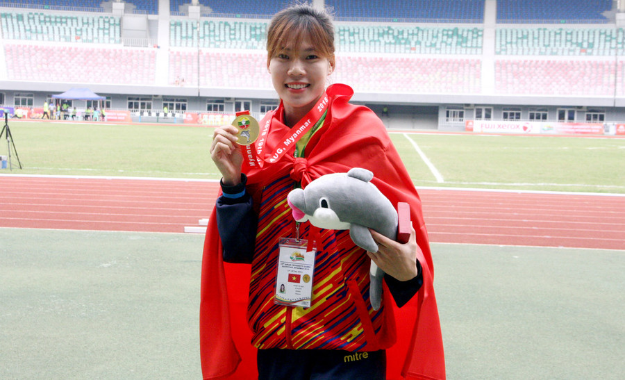 Phạm Thị Huệ - vận động viên giành huy chương đầu tiên cho đoàn thể thao sinh viên Việt Nam