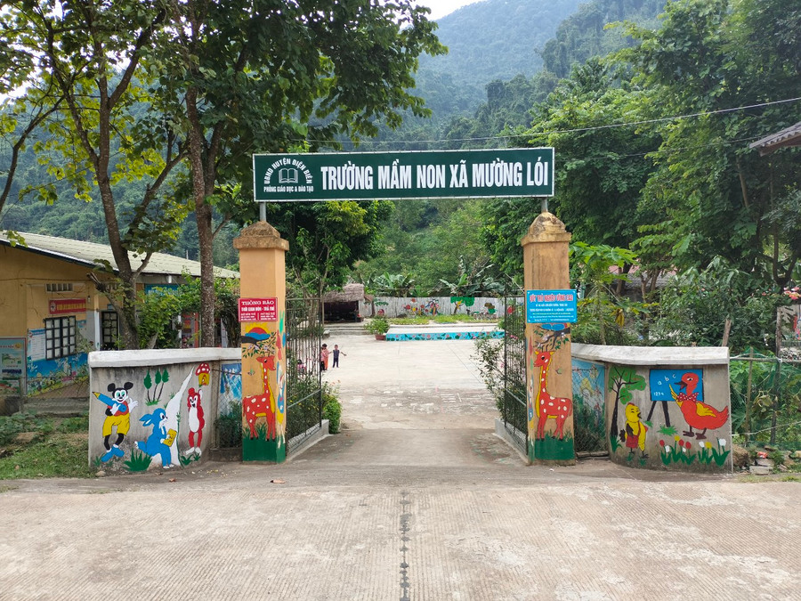 Điểm trường trung tâm.