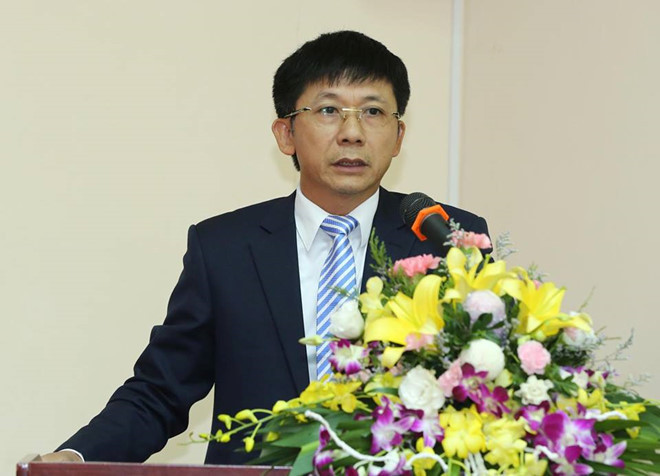 Tổng Giám đốc PTI Bùi Xuân Thu phát biểu tại buổi lễ