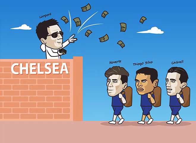 Chelsea đang "vung tiền" trên thị trường chuyển nhượng năm nay.