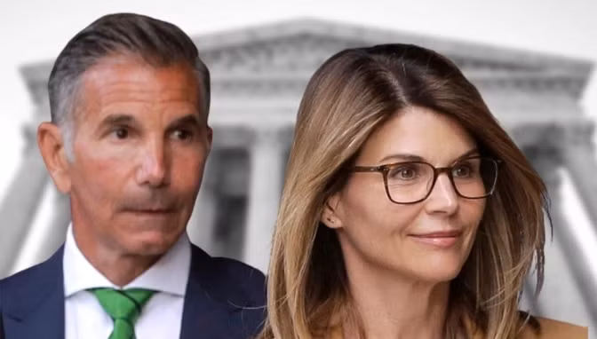 Nữ diễn viên Lori Loughlin và chồng là nhà thiết kế Mossimo Giannulli. 