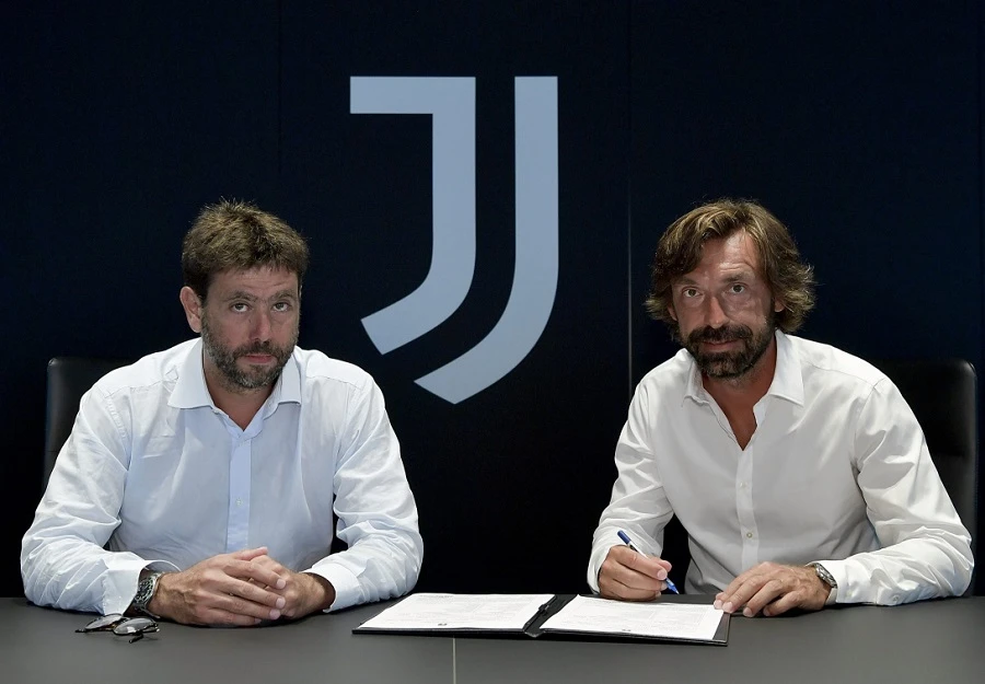 Pirlo đã khởi nghiệp cầm quân cùng Juventus. 