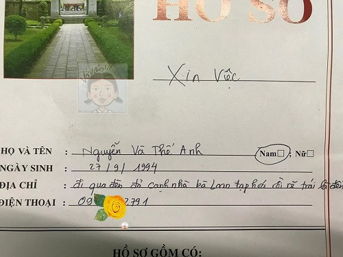 Địa chỉ nhà khó đỡ.