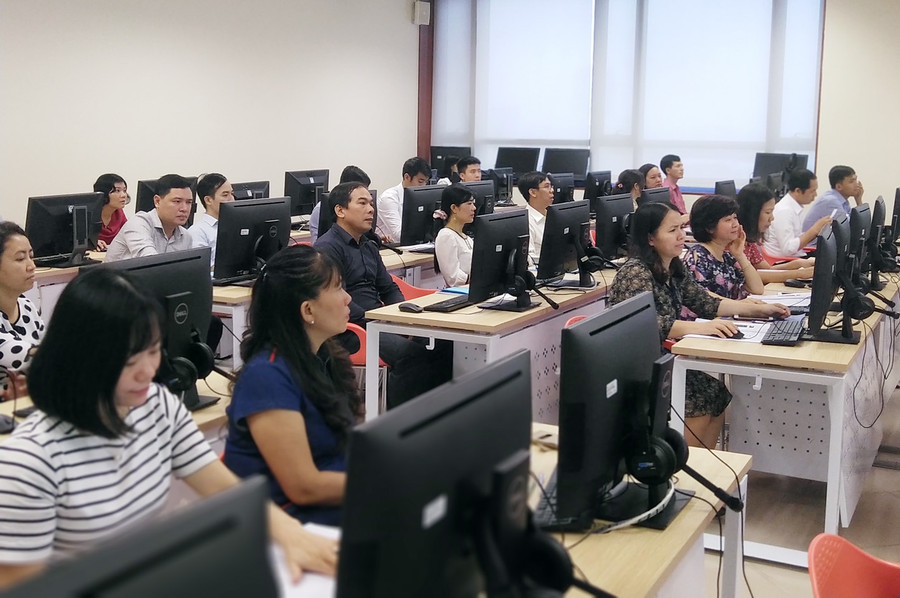 Các đại biểu tham gia lớp tập huấn Các đại biểu tham gia lớp tập huấn