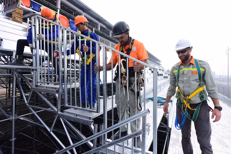 Đường đua F1 Hà Nội một tháng trước khi bàn giao