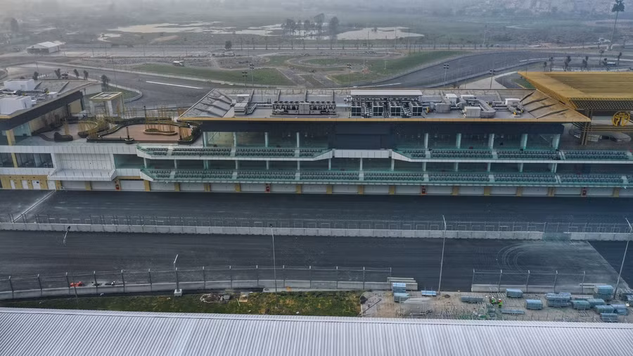 Đường đua F1 Hà Nội một tháng trước khi bàn giao