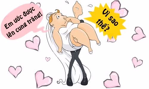 Lý do vợ mơ ước lên cung trăng