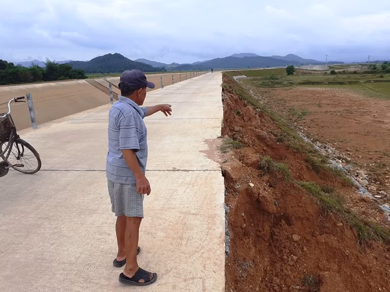 Người dân địa phương vô cùng bức xúc khi dự án nghìn tỷ luôn xảy ra sự cố