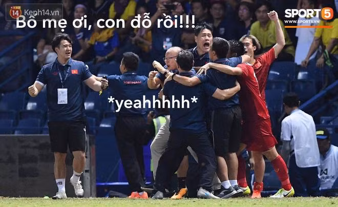 Loạt ảnh chế màn tranh chấp căng thẳng giữa các cầu thủ Việt Nam và Thái Lan: Tưởng không đau mà đau không tưởng