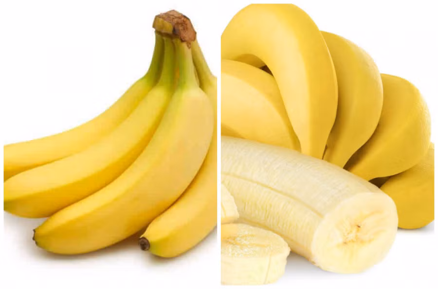 Không chọn chuối vàng từ cuối tới thân vì đã qua ngâm hóa chất