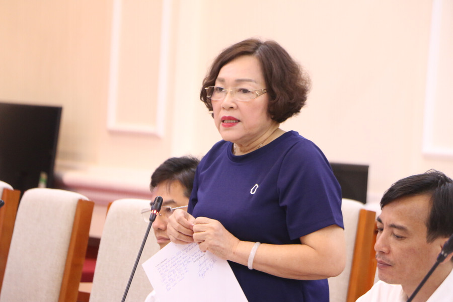 GS.TS, Nhà giáo nhân dân Nguyễn Thị Mỹ Lộc - Ủy viên Hội đồng Quốc gia Giáo dục và Phát triển nhân lực.