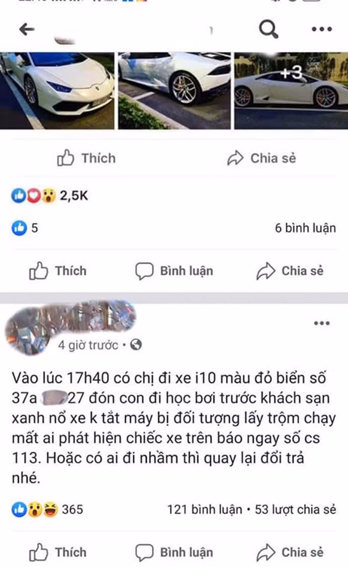 Vụ việc được chia sẻ rầm rộ trên mạng xã hội với nội dung một người phụ nữ bị trộm xe hơi