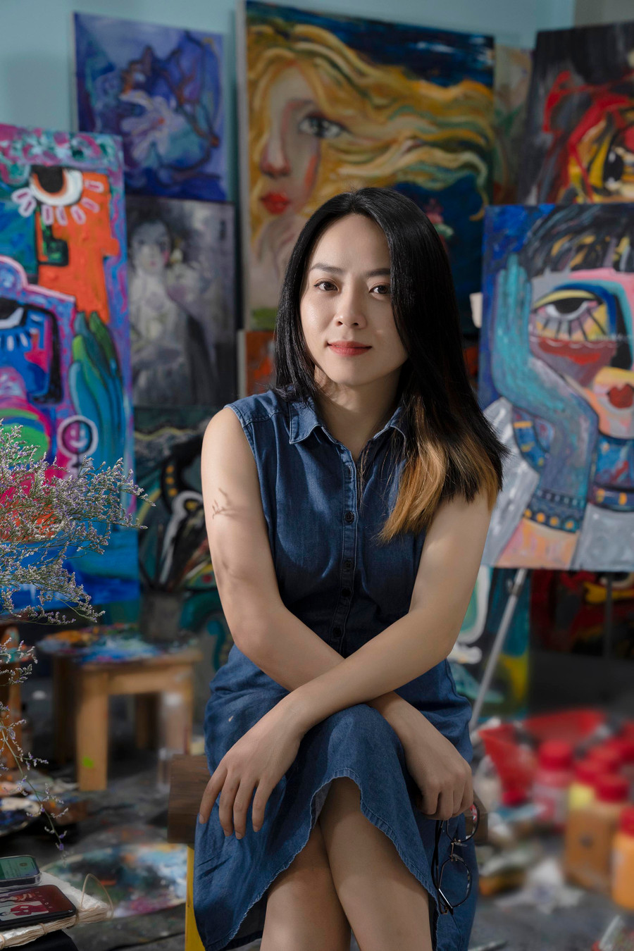 Họa sĩ Lê Như Nguyện.