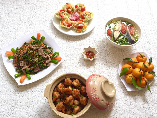 Thực đơn 40 mâm cơm “nổi như cồn” trên MXH vì quá đẹp mắt ngon miệng ảnh 15