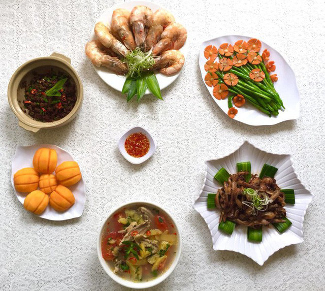 Thực đơn 40 mâm cơm “nổi như cồn” trên MXH vì quá đẹp mắt ngon miệng ảnh 2