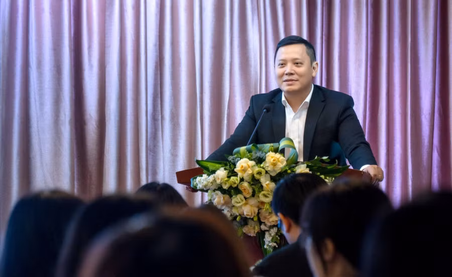 GS.TS Lê Anh Vinh – Viện trưởng Viện Khoa học Giáo dục Việt Nam phát biểu tại hội thảo.