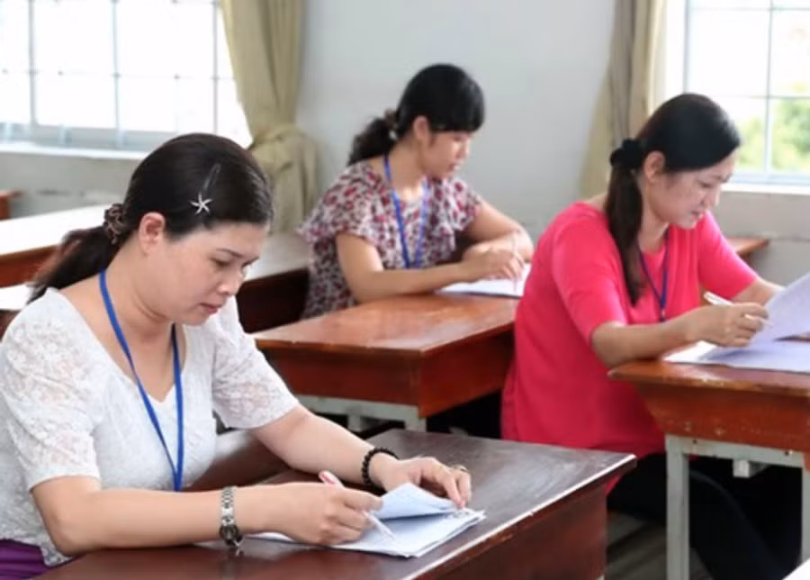 Các địa phương rốt ráo trong tổ chức công tác chấm thi