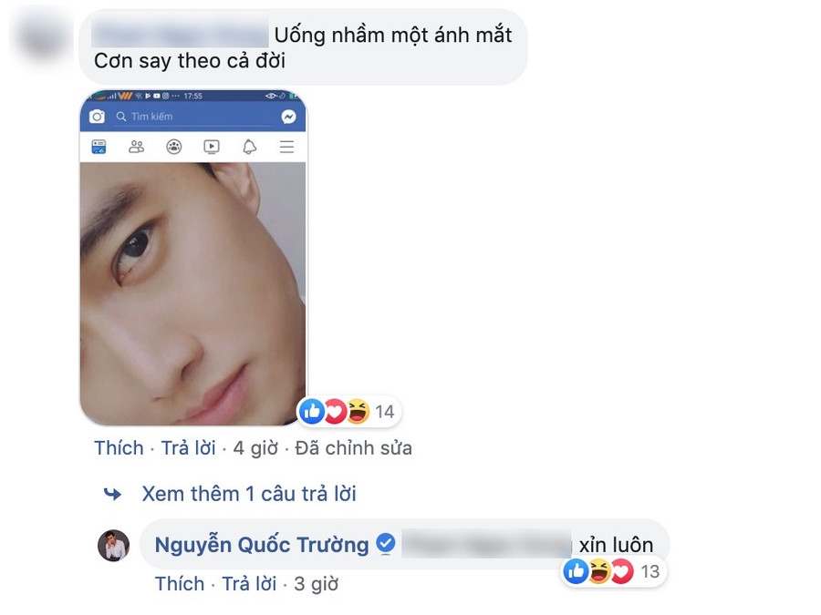 Quốc Trường “thả thính” fan nữ trên Facebook ngọt lịm nhưng lại phũ thế này khi Bảo Thanh xuất hiện ảnh 3 Quốc Trường “thả thính” fan nữ trên Facebook ngọt lịm nhưng lại phũ thế này khi Bảo Thanh xuất hiện ảnh 3