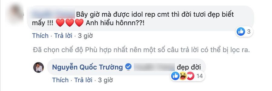 Quốc Trường “thả thính” fan nữ trên Facebook ngọt lịm nhưng lại phũ thế này khi Bảo Thanh xuất hiện ảnh 5 Quốc Trường “thả thính” fan nữ trên Facebook ngọt lịm nhưng lại phũ thế này khi Bảo Thanh xuất hiện ảnh 5