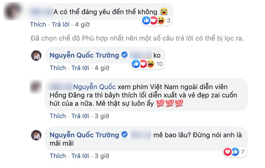 Quốc Trường “thả thính” fan nữ trên Facebook ngọt lịm nhưng lại phũ thế này khi Bảo Thanh xuất hiện ảnh 2 Quốc Trường “thả thính” fan nữ trên Facebook ngọt lịm nhưng lại phũ thế này khi Bảo Thanh xuất hiện ảnh 2